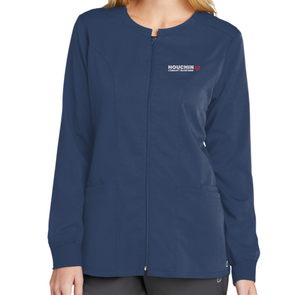     - Women's Premiere Flex ™ Full Zip Scrub Jacket 2 Thumbnail